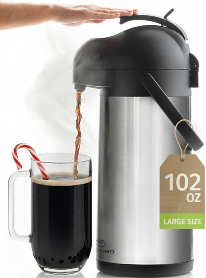 102oz (3L) Stainless Steel Airpot Coffee Carafe