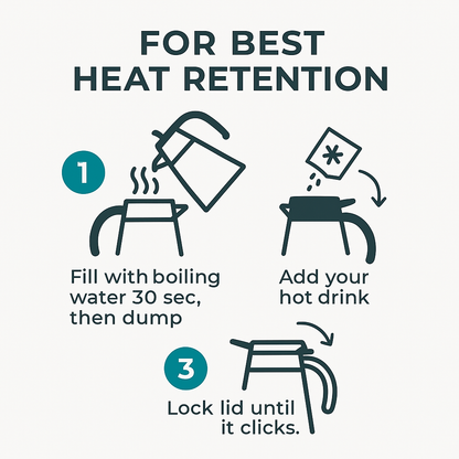 68 oz (2L)  Stainless Steel Thermal Coffee Carafe