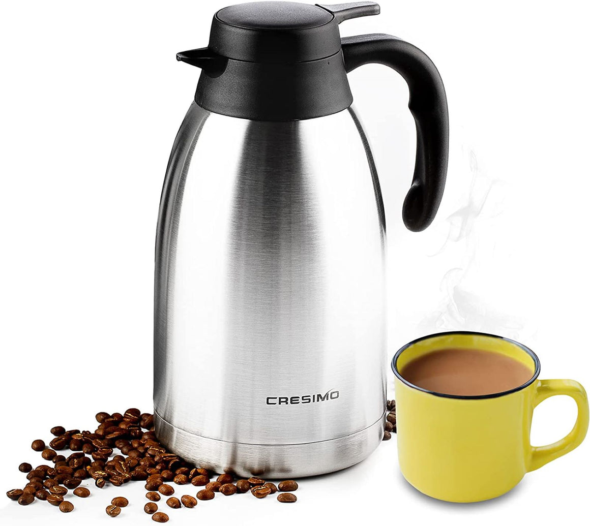 Cresimo 101 Oz (3L) Airpot Thermal Coffee Carafe and Coffee Server/Lever  Action/Stainless Steel - Appliances - Spring Valley, Nevada, Facebook  Marketplace