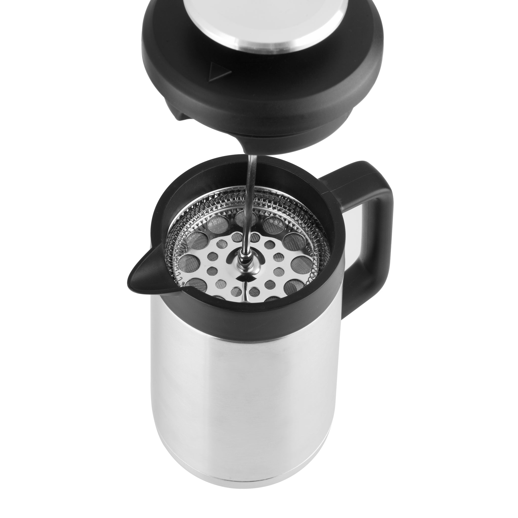 CrossCreek French Press Coffee & Milk Frother, 34oz (4 Cups) Heat Resi –  GoodsmannGroup