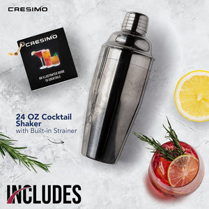 24 Oz Cobbler Cocktail Shaker
