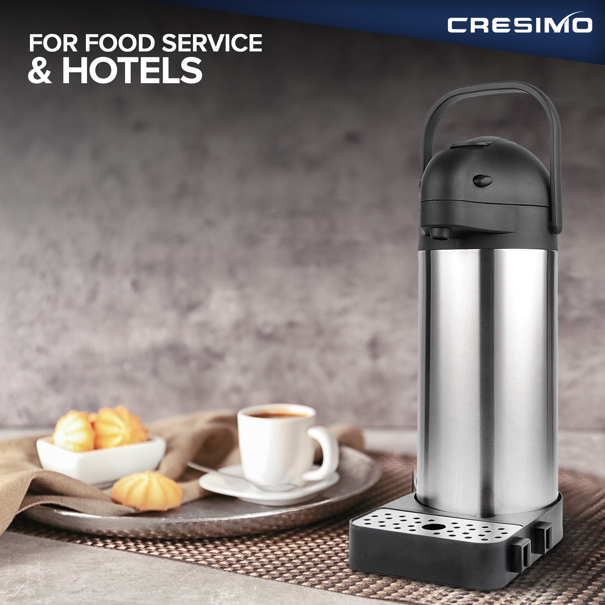 Cresimo 101 Oz (3L) Airpot Thermal Coffee Carafe and Coffee Server